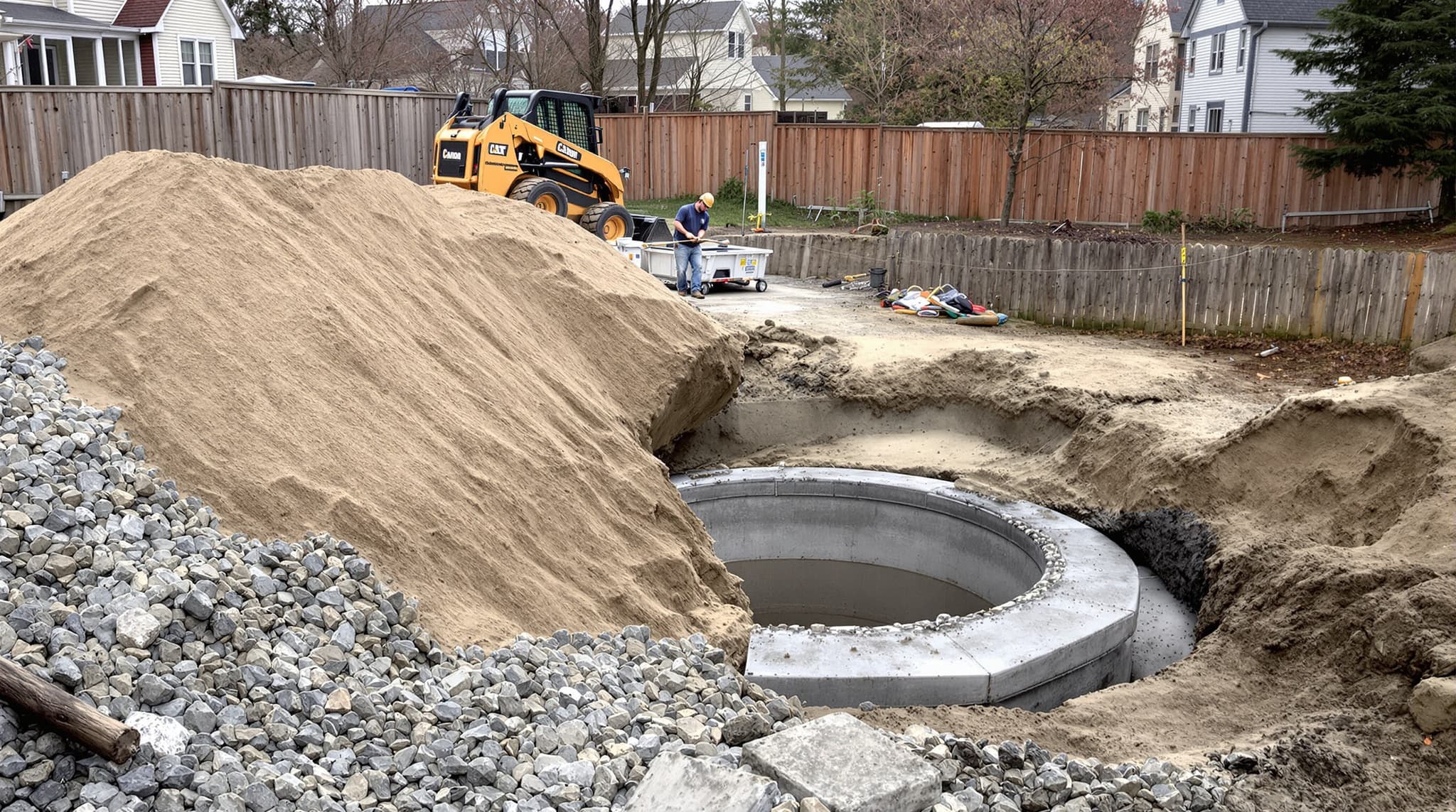 Backfilling and restoring the yard